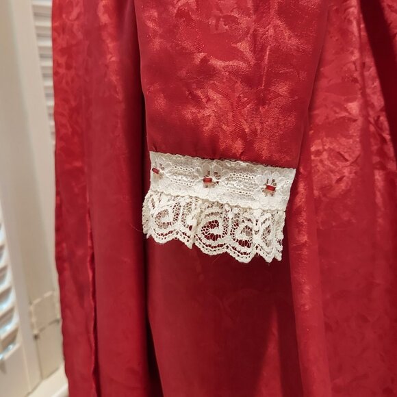 Vintage Pretty Handmade by Granny Laced & Beaded Girl's Christmas Dress - Picture 6 of 10